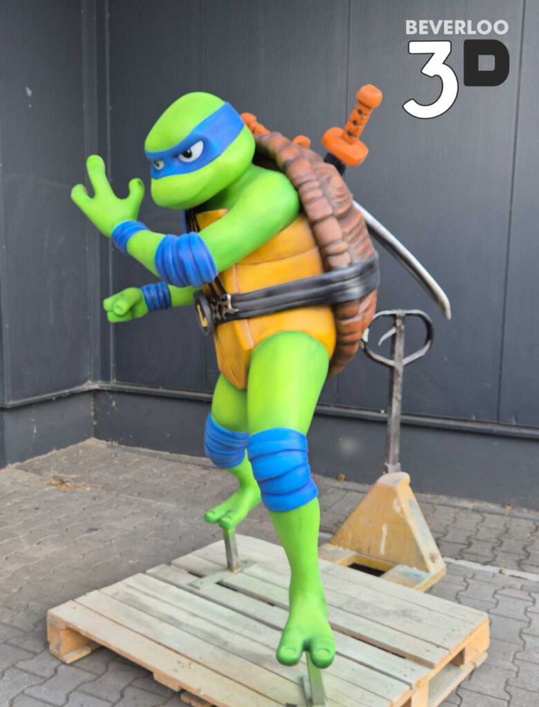 TMNT Leo Nickelodeon skulptur Beverloo 3D